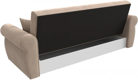 Диван-книжка Лига-019 (Бежевый/Велюр) Лига Диванов арт.118333