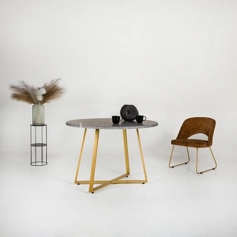 Стул R-Home Lars Браун/ЛинкЗолот