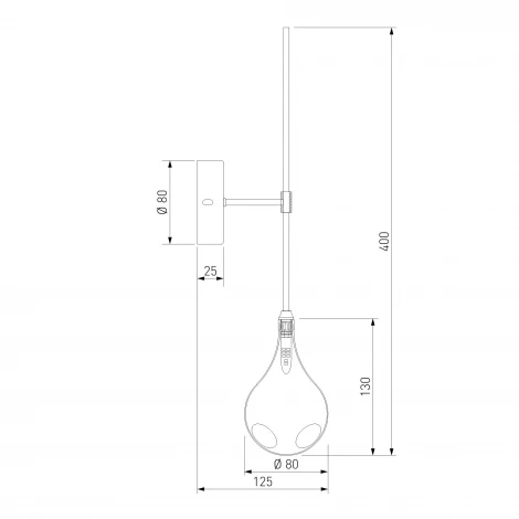 Бра Eurosvet Birne 201002 латунь