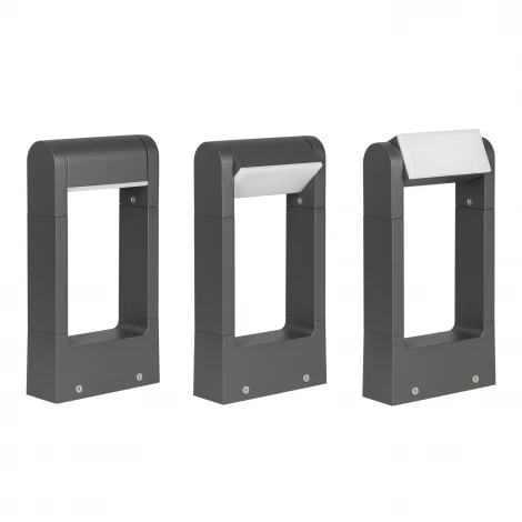 Ландшафтный светильник наземный LGD-PATH-FRAME-ROTARY-H300-6W Warm3000 (GR, 111 deg, 230V) (Arlight, IP65 Металл) 020397(1)