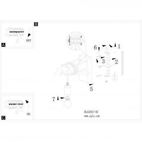Бра Eglo Townshend 32917 (220V)