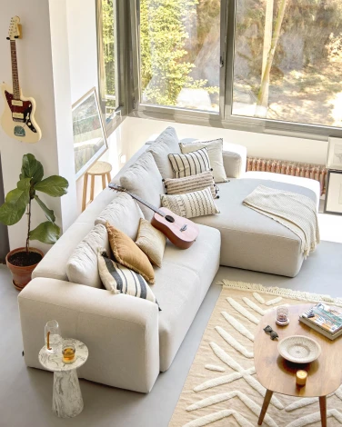 Журнальный стол La Forma (ex Julia Grup) Kesbury (Серый/ Металл,Железо)