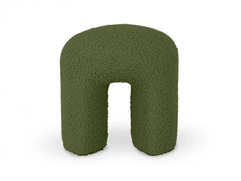 Пуф ОГОГО Shaggy (Искусственный мех/Зеленый)