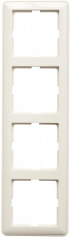 Рамка на 4 поста (слоновая кость) Systeme Electric KD-4-28