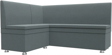 Диван кухонный угловой Уют левый угол (Серый/Рогожка) Лига Диванов арт.123898L