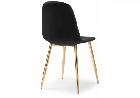 Стул Woodville на металлокаркасе Dabl black / gold 15326