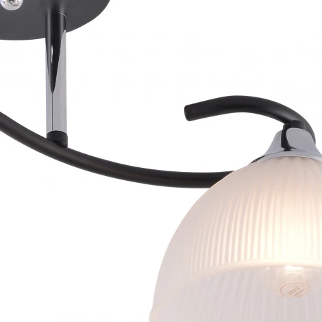 Потолочная люстра на штанге Reluce 01635-0.3-02 BK+CR
