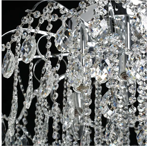 Потолочная люстра хрустальная с пультом De City Бриз 111014712
