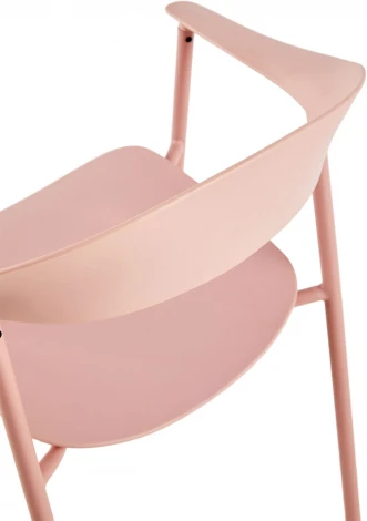 Стул Eila пластик розовый Stool Group арт.УТ000039775