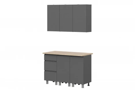 Кухня Денвер Арника (без столешницы). Композиция 2