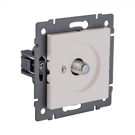 Розетка спутниковая SAT кашемир матовый Kollinger REA-020CM для Aspekt, Eleganz, Reflex