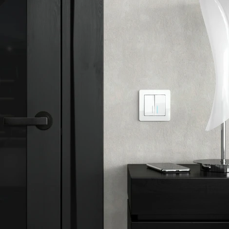 Рамка на 1 пост Acrylic (белый) Werkel W0012701 (a059313)