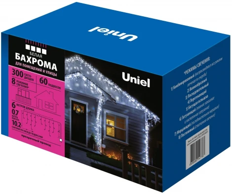 Гирлянда Uniel ULD ULD-B6007-300/DTA WHITE IP44