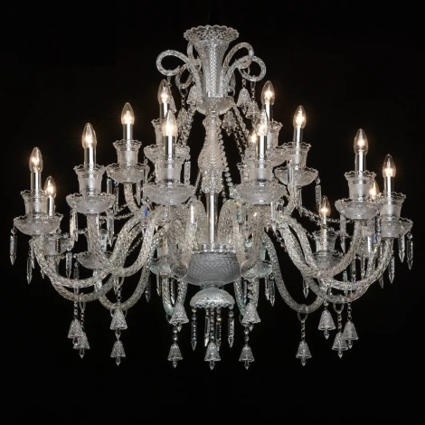 Подвесная люстра Chiaro Барселона 313012418 (220V, на цепи, подсвечник, свеча)