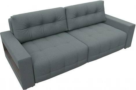 Диван прямой с полками Лига-053 НПБ Лига Диванов (Рогожка) арт.128886