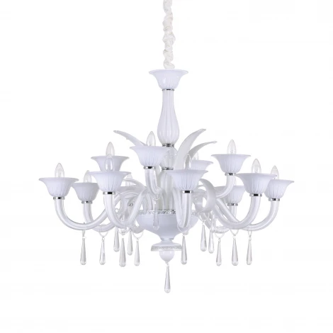 Подвесная люстра Ideal Lux Renoir SP12 BIANCO