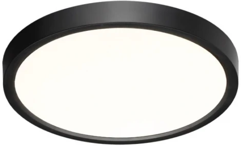 Настенно-потолочный Sonex Alfa Black 7660/18L MITRA пластик/белый/черный LED 18Вт 3000/4000K D230 IP20 (круглые)