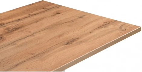 Стол на тумбе Notta Мичиган Лофт 110х70 25 мм дуб вотан / белый матовый 515301