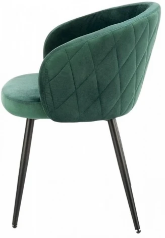Набор из 2 стульев Aurora Luminary Hesby (Металл/Велюр, Зеленый) арт.HSBI_DC115_green_2