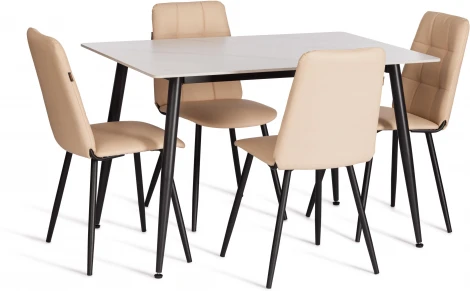 Стул обеденный Asti Tetchair (Экокожа/Бежевый) арт.24844