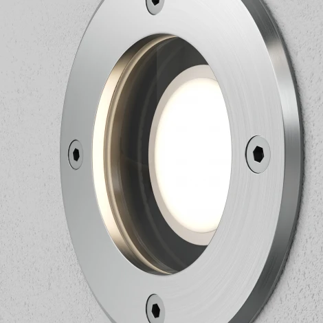 Встраиваемый светильник уличный Maytoni Tubo O043DL-01S (220V, круглые, IP65)