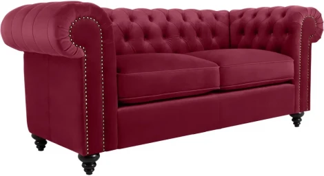 Диван Chester Classic ОГОГО (арт.344539), (Ткань/Бордовый)