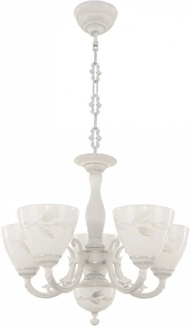Подвесная люстра Arte Milano AM343659 343659/5 WT+SL (220V, на цепи)