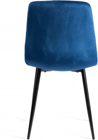 Стул CHILLY (mod. JSC-220) / 2 шт. в упаковке Tetchair (Велюр,Металл /Синий) арт.24560