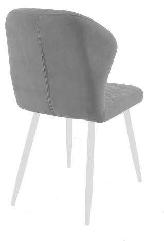 Стул 239М B22 GREY, ножки белые Dikline 00-00063231