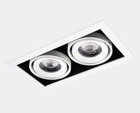 Карданный поворотный встраиваемый светильник Italline DL 3033 white 3000K (LED, 220V, IP44)