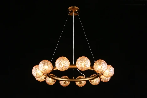 Подвесная люстра Aployt Ola APL.764.03.12 (220V, на тросе, шарики)