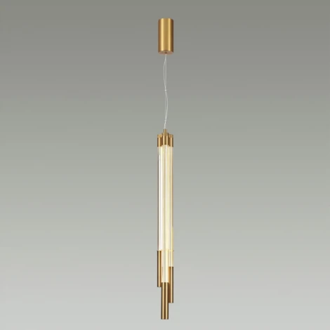 Подвесной светильник Odeon Light Anta 4392/30L HIGHTECH металл/античная бронза/акрил IP20 LED 30W 1800Лм 3000K 220V (на тросе)