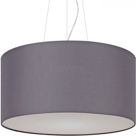 Люстра подвесная Артпром Crocus, 3 лампы, никель, серый с белым