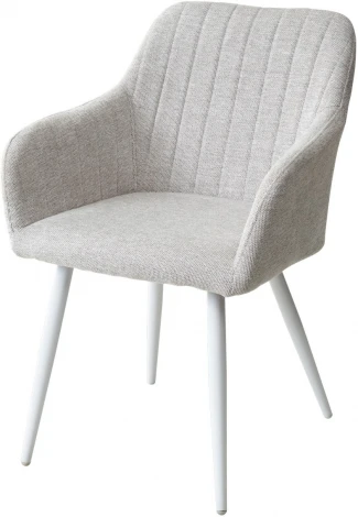 Стул M-City BRANDY WZ2042-19 галечный серый/ белый каркас