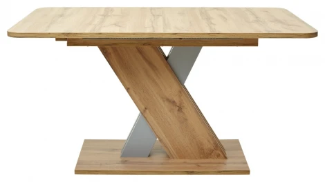 Обеденный стол M-City EXEL 140 Дуб Вотан/ Алюминий