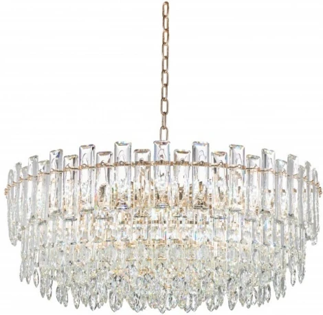 Подвесная люстра Fluorite Constancia FL1063-22P (220V, хрусталь, на цепи)