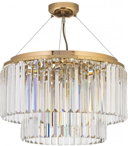 Подвесная люстра Arti Lampadari Enio E 1.5.D50.101 GP (220V, хрусталь, на тросе)