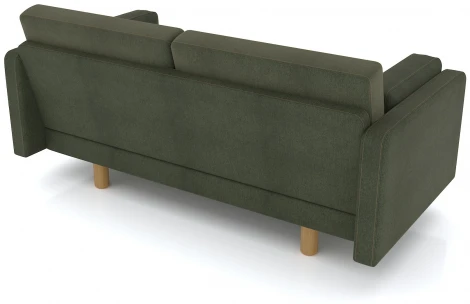 Диван Arsko Ингвар М зеленый велюр