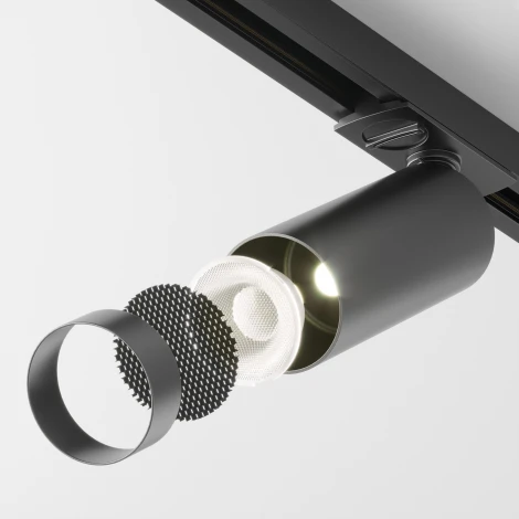 Трековый светильник Focus Led Unity 3000K 12Вт 50° Dim Triac (однофазный) Maytoni Technical TR021-1-12B3K-W-D-B (220V, круглые)