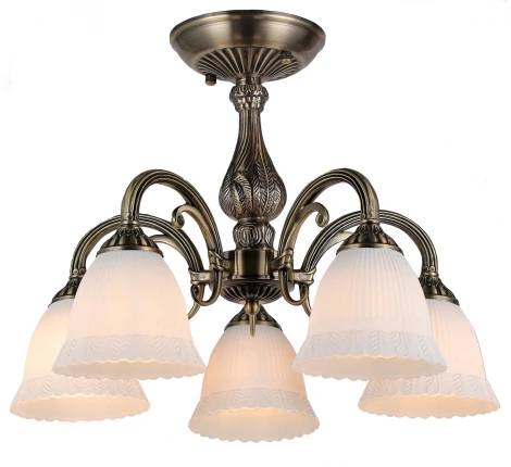 Потолочная люстра на штанге Versailles 1114/5PL E27 60W Bronze (220V)