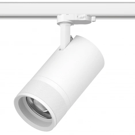 Трековый светильник трехфазный светодиодный 40W 220V 2800LM 20-55G с адаптером Lightstar Canno Pro C4406QT