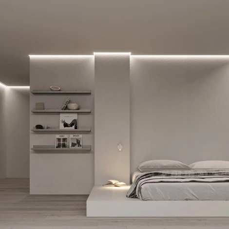 Профиль ARH-СEIL-S14-SHADOW-2000 WHITE (Arlight, Алюминий) 038594