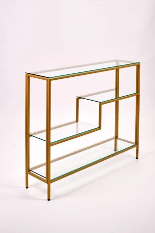 Консольный стол AllConsoles 1012-CG clear золотой