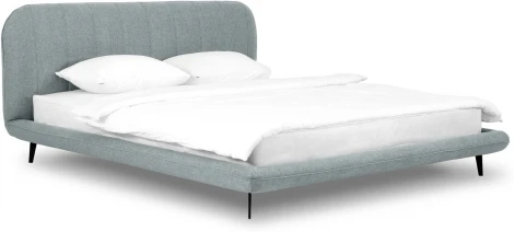 Кровать Amsterdam ОГОГО (арт.750817), (Шенилл/Серый)