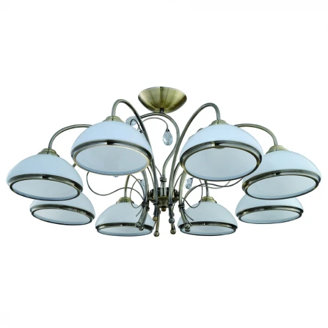 Потолочная люстра IDLamp 827 827/8PF-Oldbronze