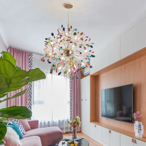 Потолочная люстра на штанге ImperiumLoft agate-801