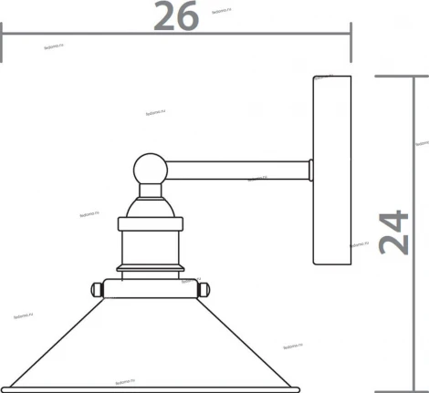 Бра Divinare Delta 2003/02 AP-1