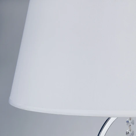 Торшер Eurosvet Madera 01056/1 хром/прозрачный хрусталь Strotskis (220V, подвески, выключатель)