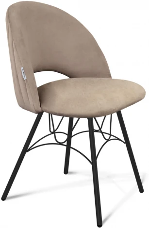 Стул SHT-ST34-1/S100 латте/чёрный муар Sheffilton 2991204401
