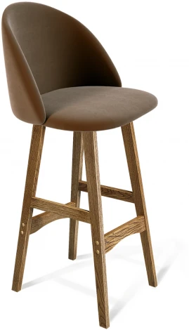 Стул барный SHT-ST35/S65 кофейный ликер/брашированный коричневый Sheffilton 2943700102